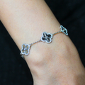 Alizia Crystal Edged Clove Bracelet