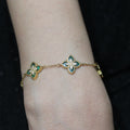 Alizia 4 Leaf Flower Bracelet