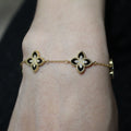Alizia 4 Leaf Flower Bracelet