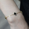 Alizia Crystal Edged Clove Bracelet