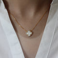 Alizia Crystal Edged Necklace