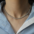 Alizia Moissanite Tennis Necklace