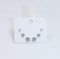 Alizia Heart Stud 3 Pack Earring