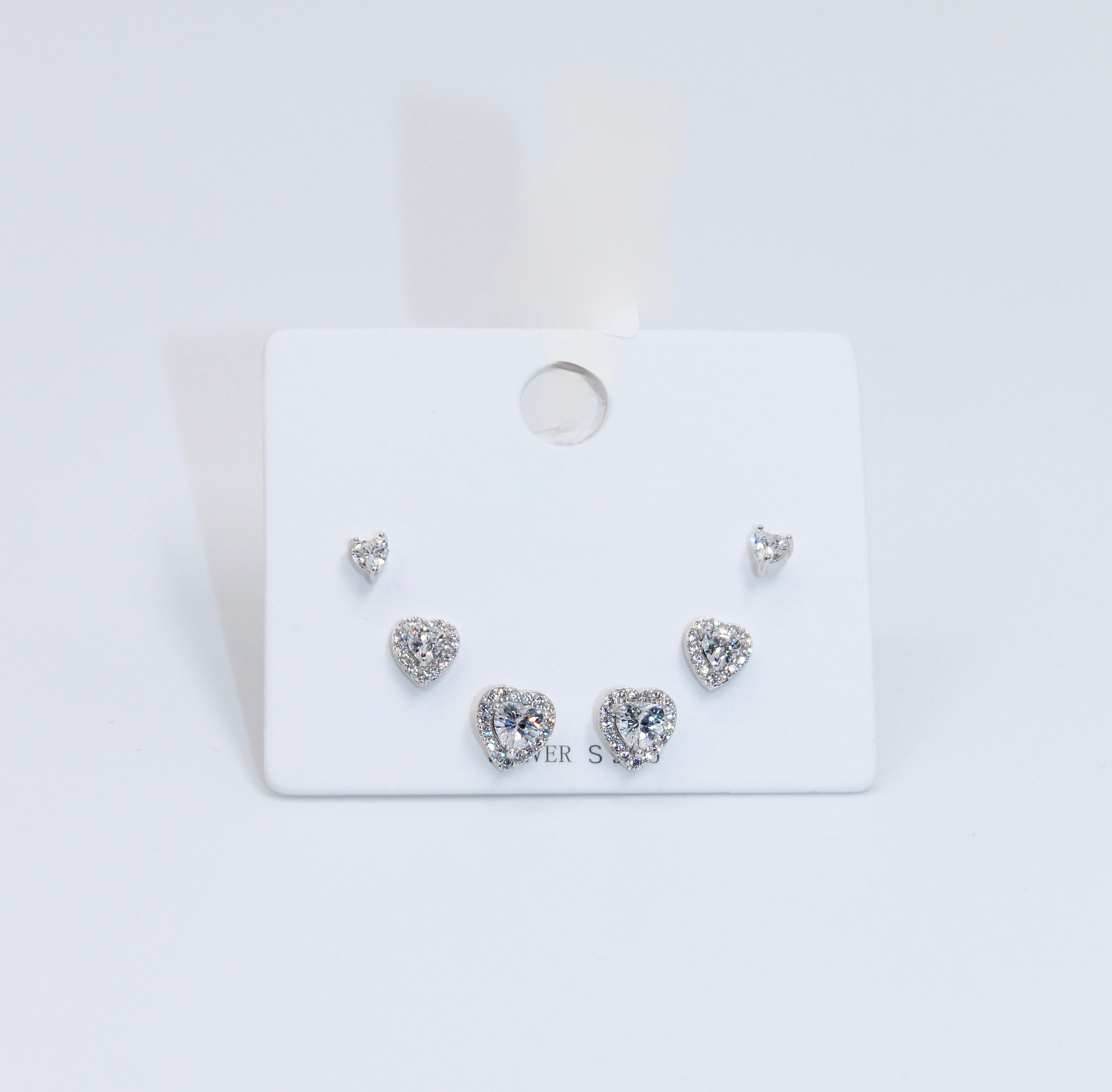 Alizia Heart Stud 3 Pack Earring