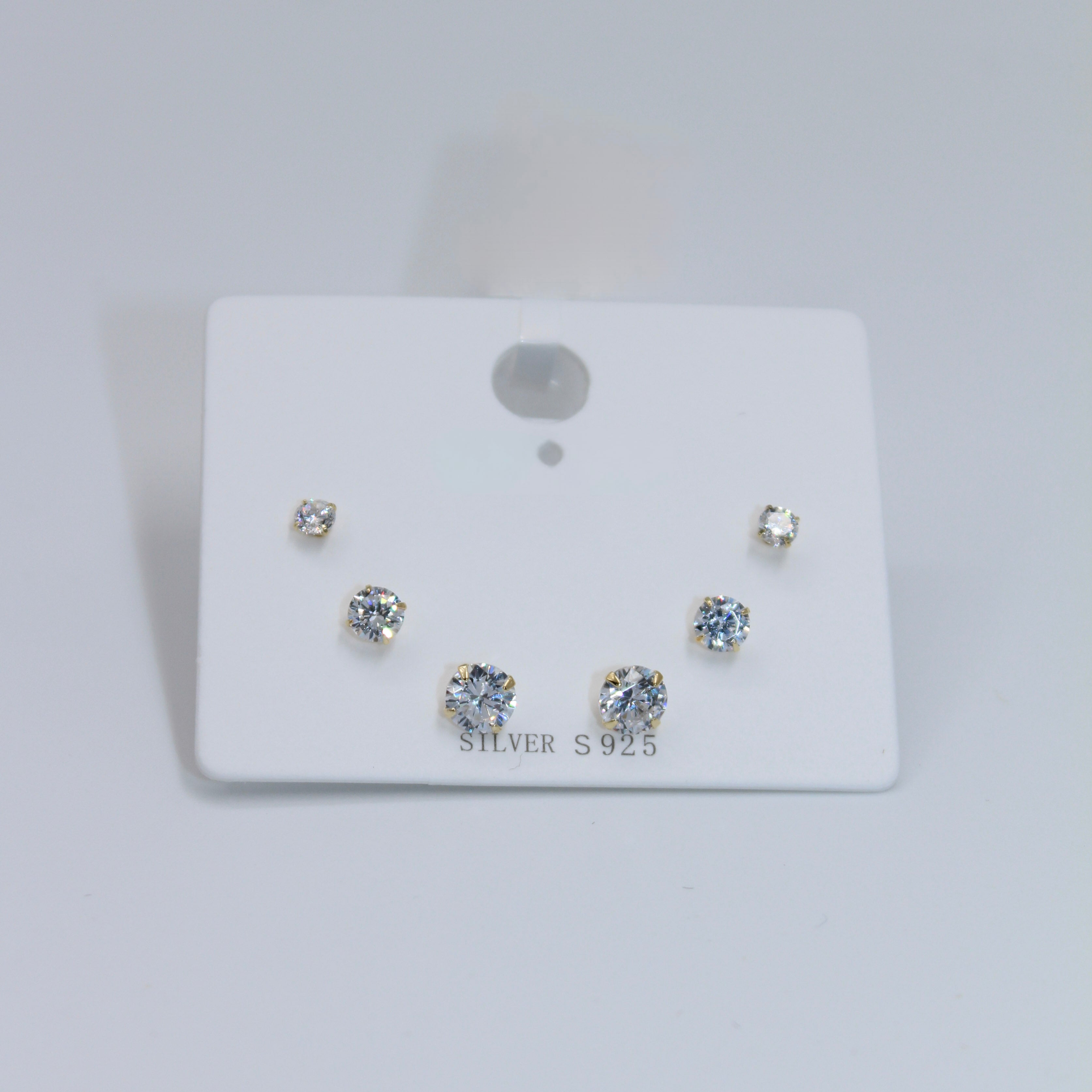 Alizia Diamond Stud 3 Pack Earring