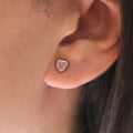 Alizia Kiddie Dainty Heart Studs