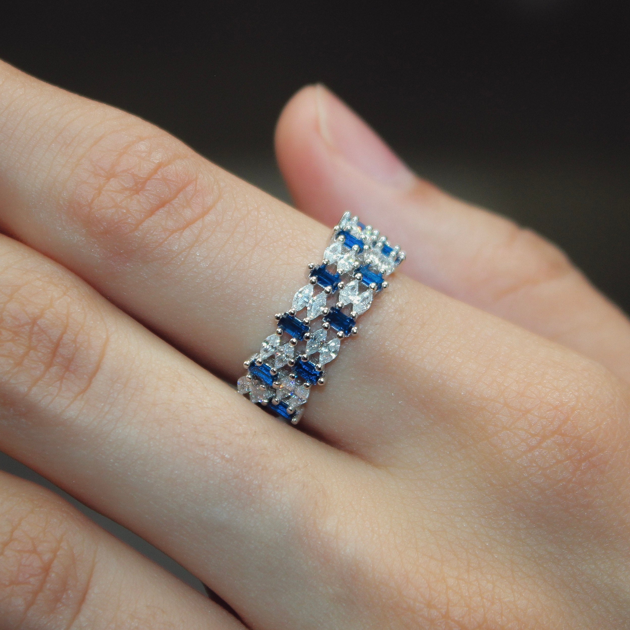 Alizia A&Z Print Ring Size 7