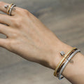 Alizia Safety Pin Bangle + Ring