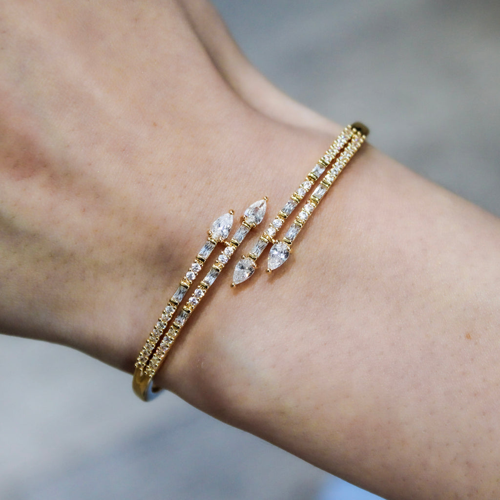 Alizia Snakehead Bangle + Ring