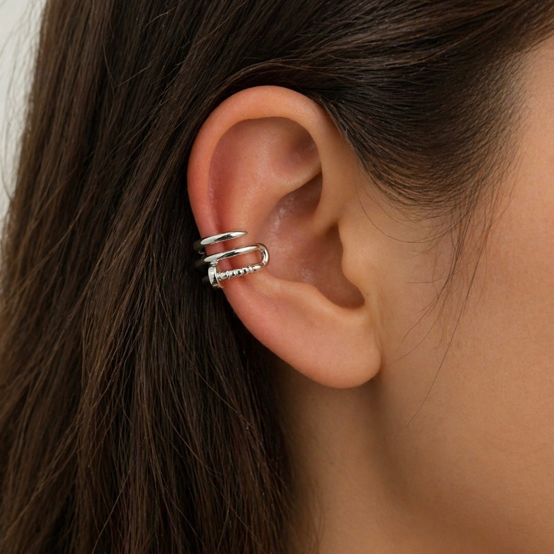 Alizia Crystal Nail Ear Cuff