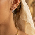 Alizia Simple Serpent Hooped Earrings