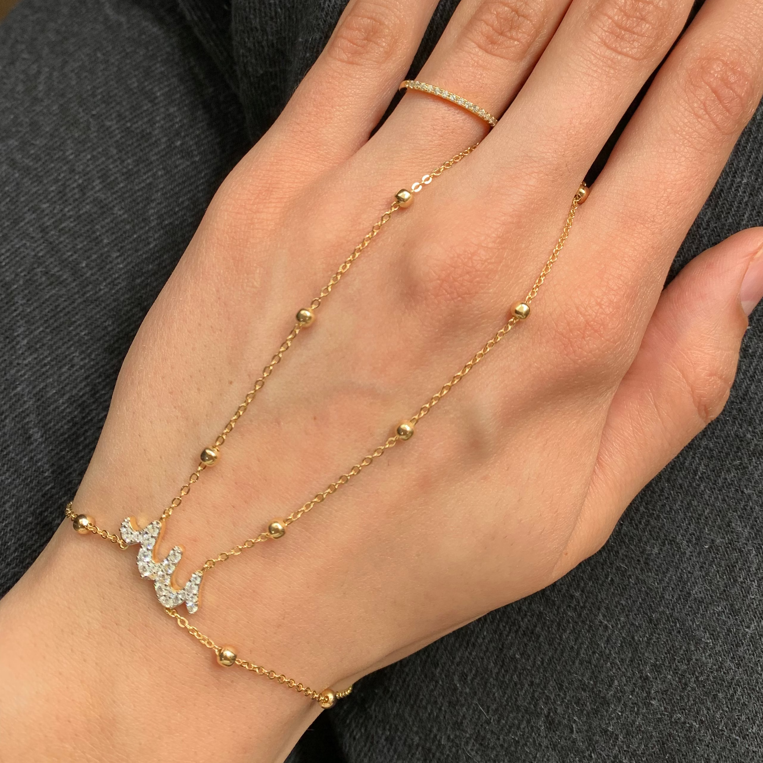 Alizia Allah SWT Handchain Bracelet