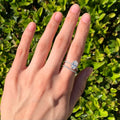 Alizia Double Layered Oval Ring