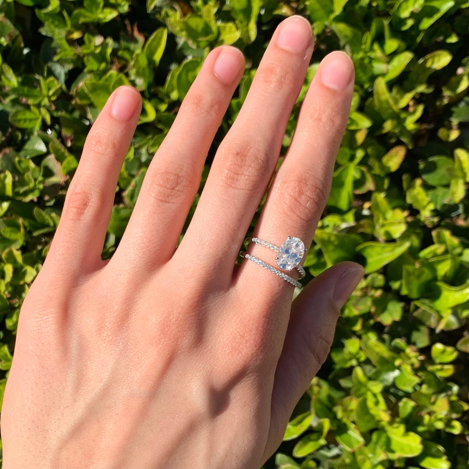 Alizia Double Layered Oval Ring