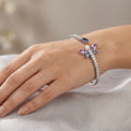 Alizia Pearl Butterfly Bangle
