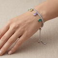 Alizia Chunky Tennis Multi Charm Bracelet