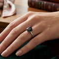 Alizia Spinel Cushion Cut Ring