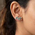 Alizia Clustered Leaves Earrings