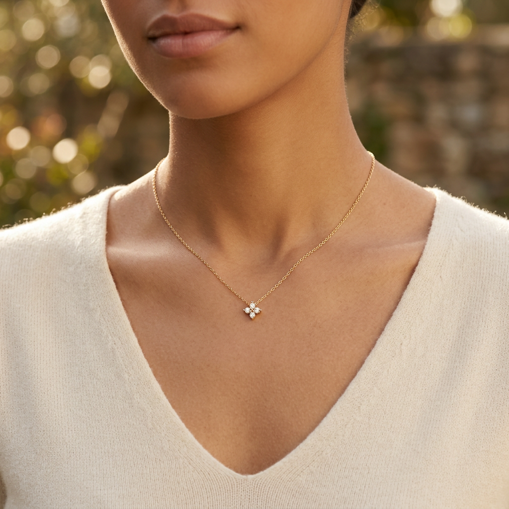 Alizia Zia Single Short Necklace-