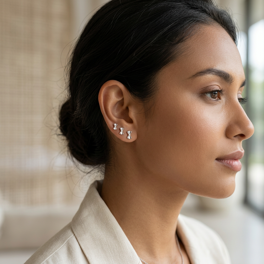 Alizia 3 Pack Bows Earrings