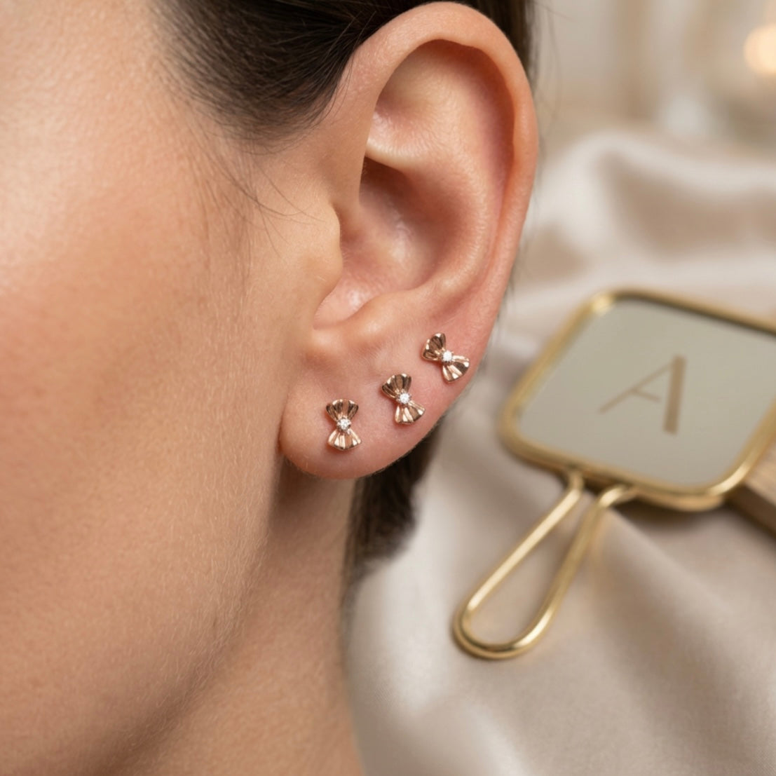 Alizia 3 Pack Bows Earrings