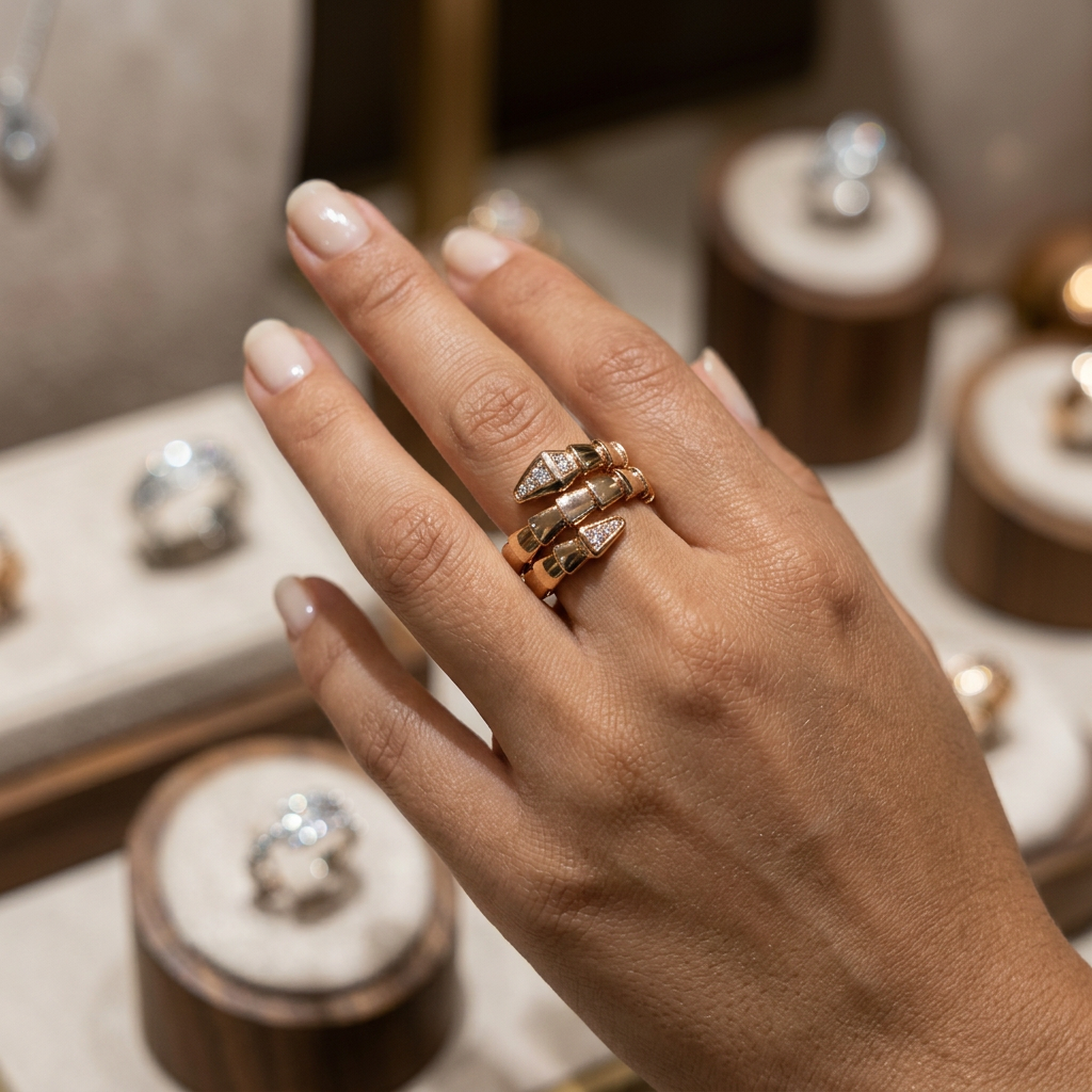 Alizia Adjustable Serpent Ring