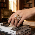 Alizia Bouquet of Flowers Ring Size 6