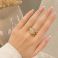 Aliza Adjustable Raindrop Wrap Ring