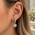 Alizia Halo Drop Earring