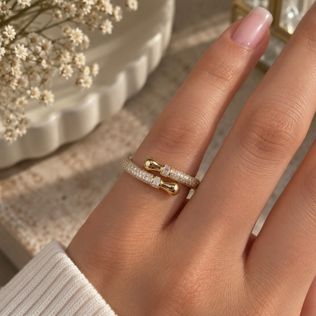Alizia R Style Wrap Ring