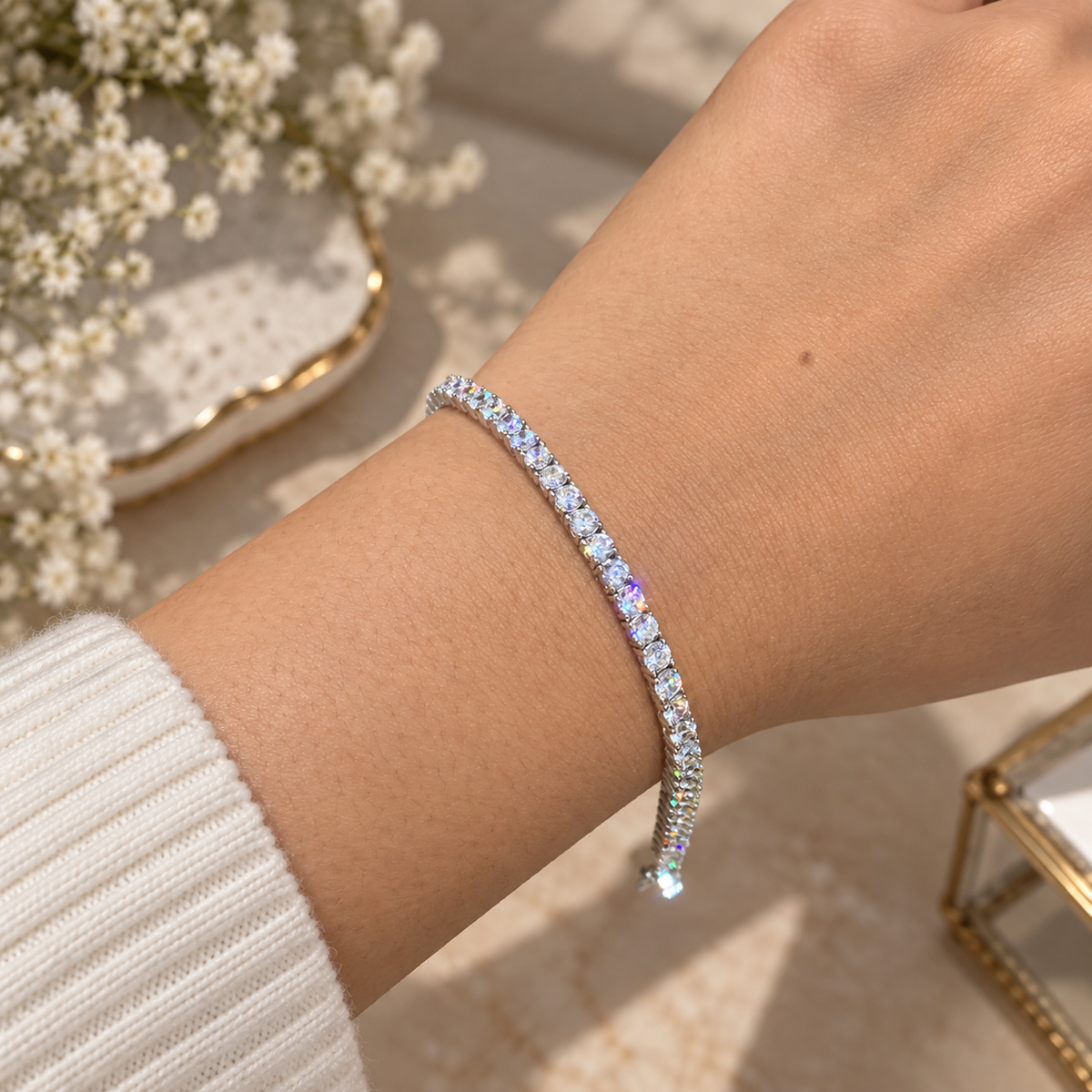 Alizia Classic Tennis Bracelet (175mm)