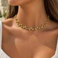 Alizia Star Charms Choker Short Necklace
