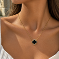 Alizia Crystal Edged Clove Necklace