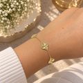 Alizia 3 Clove Shiny Bracelet