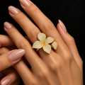 Alizia 4 Leaf Flower Ring